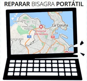 Reparación de bisagras de portátil en A Coruña