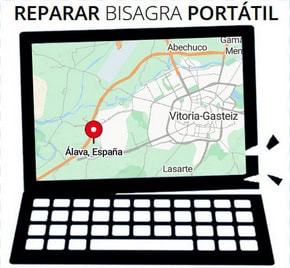Reparación de bisagras de portátil en Álava