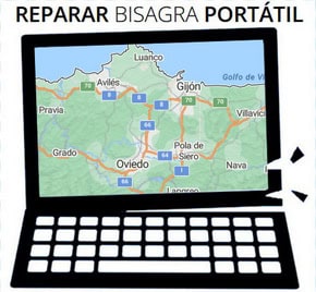 Reparación de bisagras de portátil en Asturias