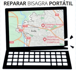 Reparación de bisagras de portátil en Ávila