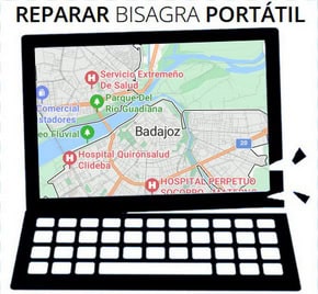 Reparación de bisagras de portátil en Badajoz