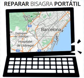 Reparación de bisagras de portátil en Barcelona
