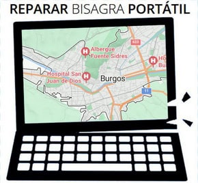Reparación de bisagras de portátil en Burgos