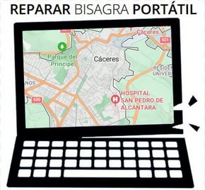 Reparación de bisagras de portátil en Cáceres