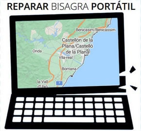 Reparación de bisagras de portátil en Castellón