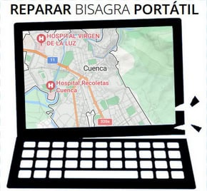 Reparación de bisagras de portátil en Cuenca