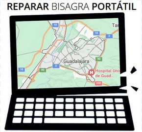 Reparación de bisagras de portátil en Guadalajara