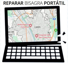 Reparación de bisagras de portátil en León