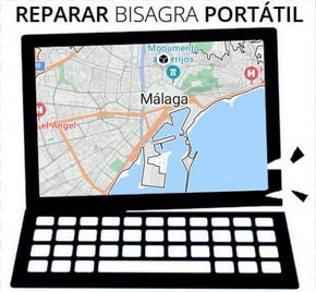 Reparación de bisagras de portátil en Málaga