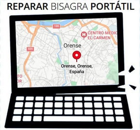 Reparación de bisagras de portátil en Ourense