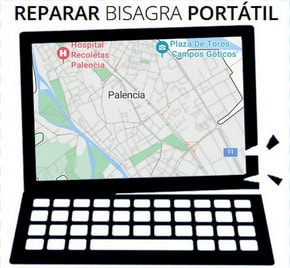 Reparación de bisagras de portátil en Palencia