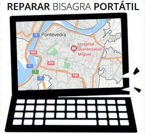 Reparación de bisagras de portátil en Pontevedra