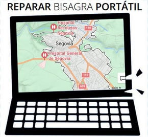 Reparación de bisagras de portátil en Segovia
