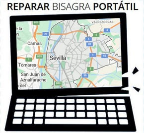 Reparación de bisagras de portátil en Sevilla