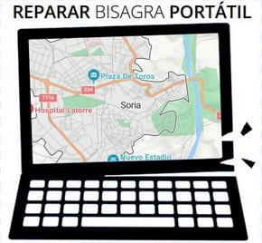 Reparación de bisagras de portátil en Soria