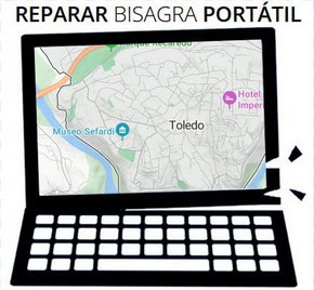 Reparación de bisagras de portátil en Toledo