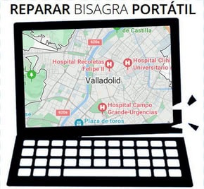 Reparación de bisagras de portátil en Valladolid