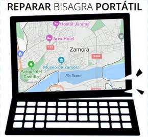 Reparación de bisagras de portátil en Zamora
